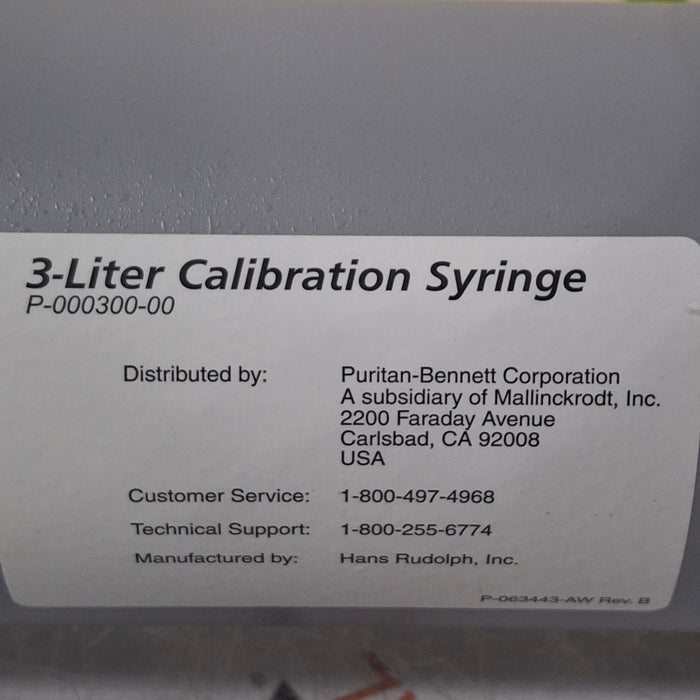 Puritan Bennett 3 Liter 5570 Calibration Syringe
