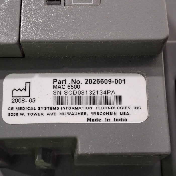 GE Healthcare GE Healthcare MAC 5500 ECG without CAM Module Cardiology reLink Medical