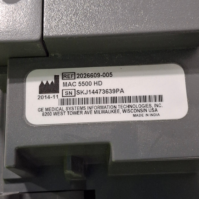GE Healthcare GE Healthcare MAC 5500 HD ECG without CAM Module Cardiology reLink Medical