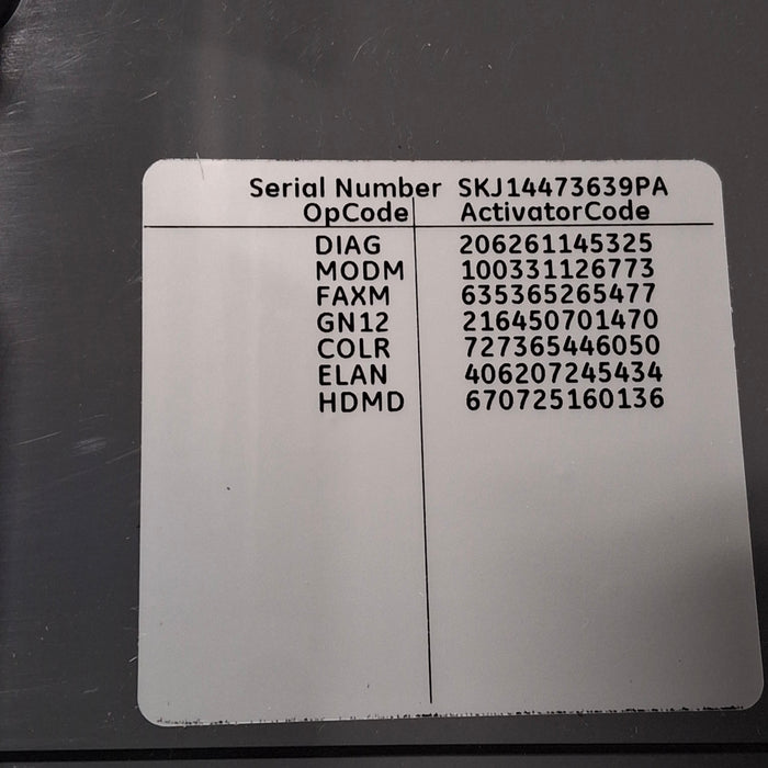 GE Healthcare GE Healthcare MAC 5500 HD ECG without CAM Module Cardiology reLink Medical