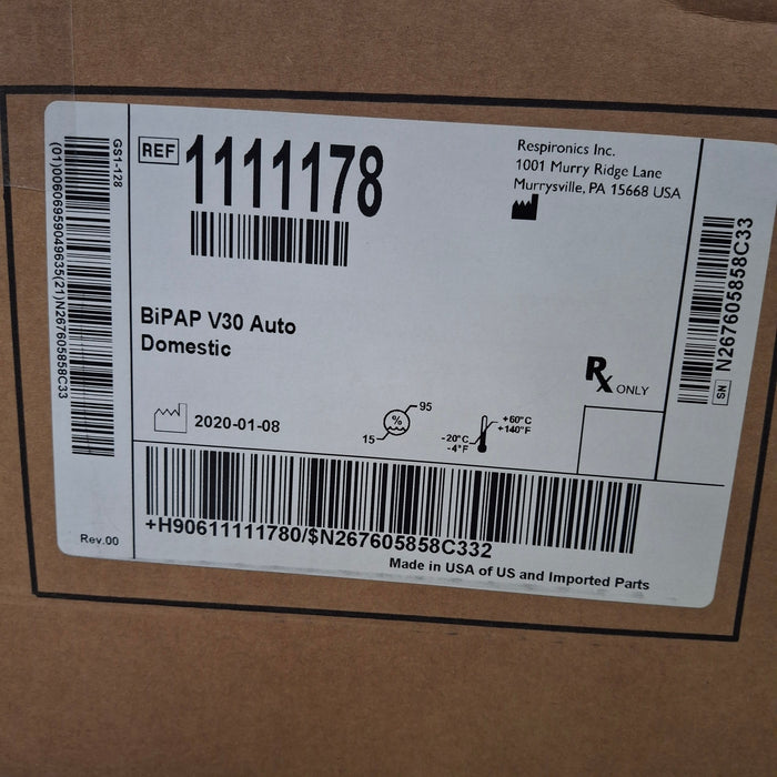 Philips Philips BiPAP V30 Auto Airway Management System Respiratory reLink Medical