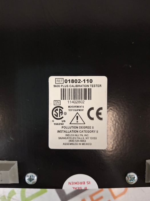 Welch Allyn Welch Allyn 9600 Plus Calibration Tester Test Equipment reLink Medical