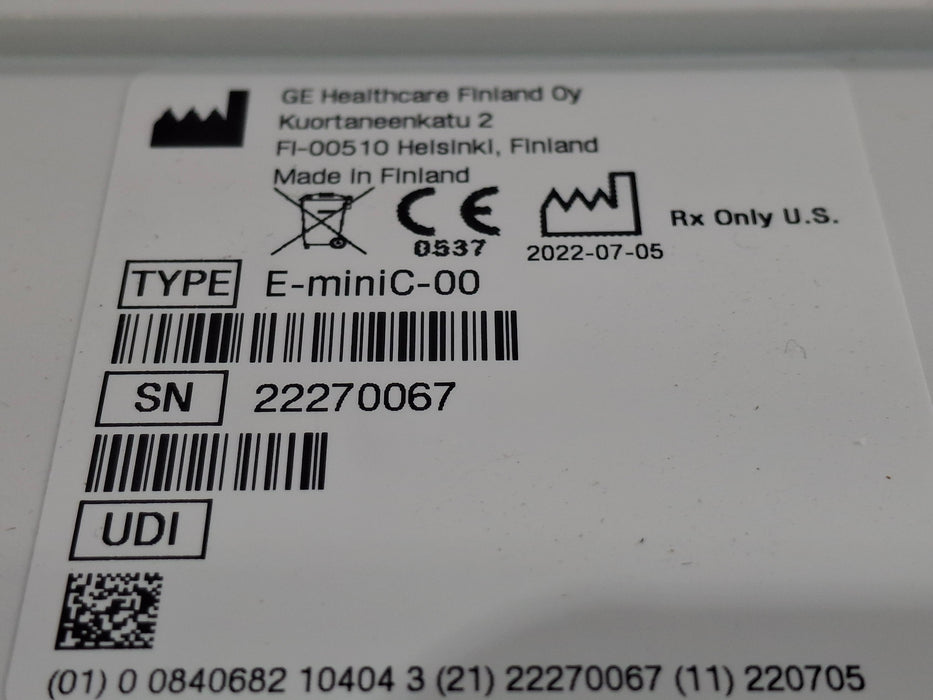 GE Healthcare E-miniC-00 CO2 Module