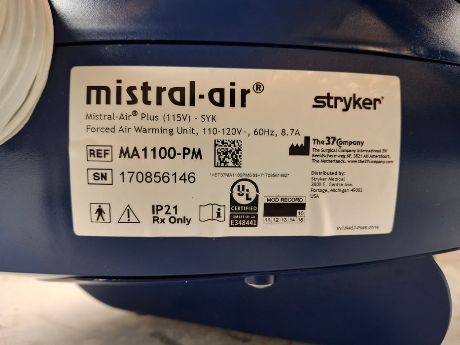 Stryker Stryker Mistral-Air Forced Air Warming System Surgical Equipment reLink Medical