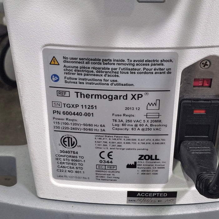 Zoll Zoll Thermogard XP Temperature Management System Temperature Control Units reLink Medical