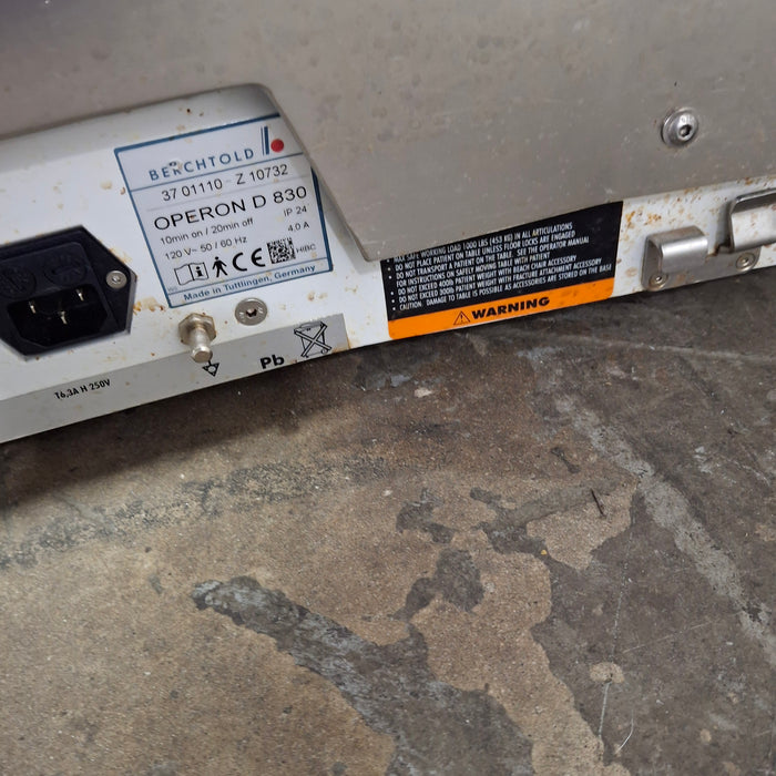 Berchtold Berchtold Operon D 830 Surgical Table Surgical Tables reLink Medical