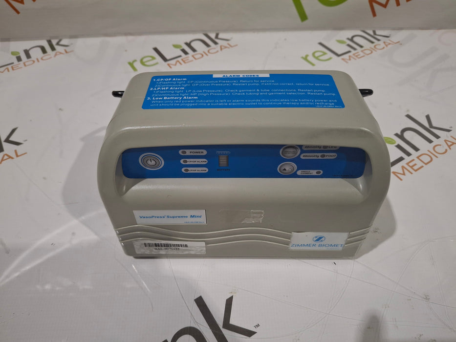 CTC CTC VasoPress Supreme Mini VP500DM Pump Surgical Equipment reLink Medical