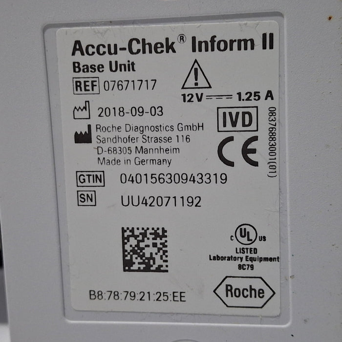 Roche Diagnostics Roche Diagnostics Accu-Check Inform II Blood Glucose Meter Research Lab reLink Medical