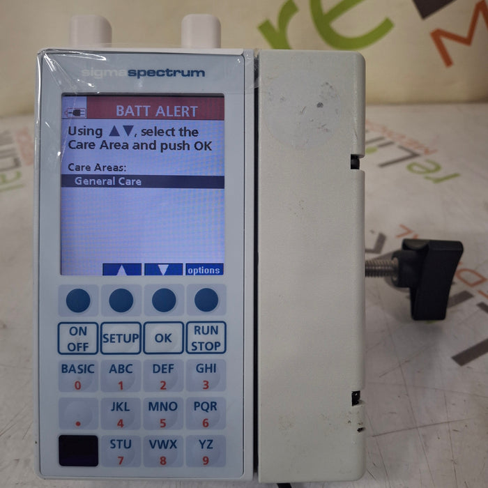 Baxter Sigma Spectrum 6.05.13 with A/B/G/N Battery Infusion Pump