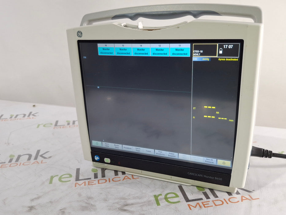 GE Healthcare Carescape B450 Patient Monitor