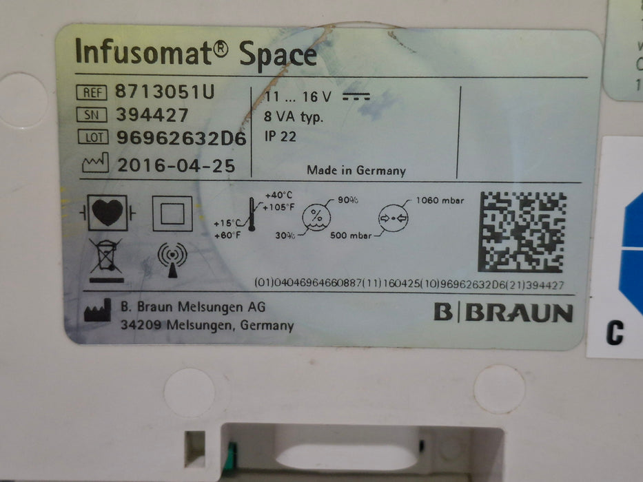 B. Braun Infusomat Space Infusion Pump
