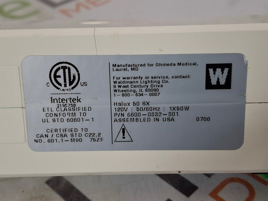 Wildman lighting Co Wildman lighting Co Halux 50sx Exam light Diagnostic Exam Equipment reLink Online