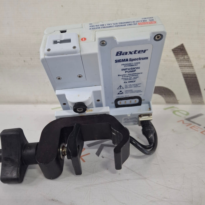 Baxter Baxter Sigma Spectrum 8.01.00 w/o Battery Infusion Pump Infusion Pump reLink Medical