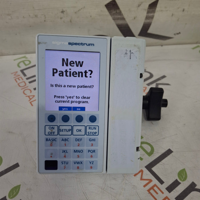 Baxter Sigma Spectrum 8.00.03 w/o Battery Infusion Pump