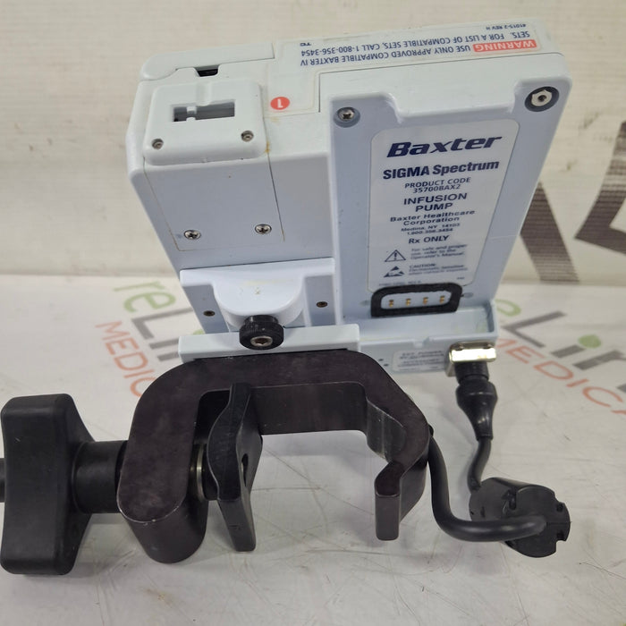 Baxter Baxter Sigma Spectrum 8.01.00 w/o Battery Infusion Pump Infusion Pump reLink Medical
