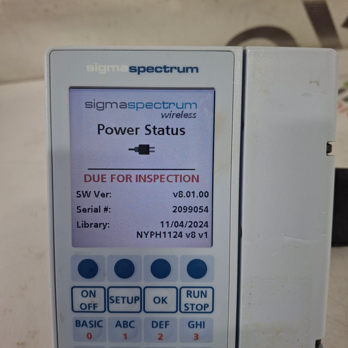 Baxter Baxter Sigma Spectrum 8.01.00 w/o Battery Infusion Pump Infusion Pump reLink Medical