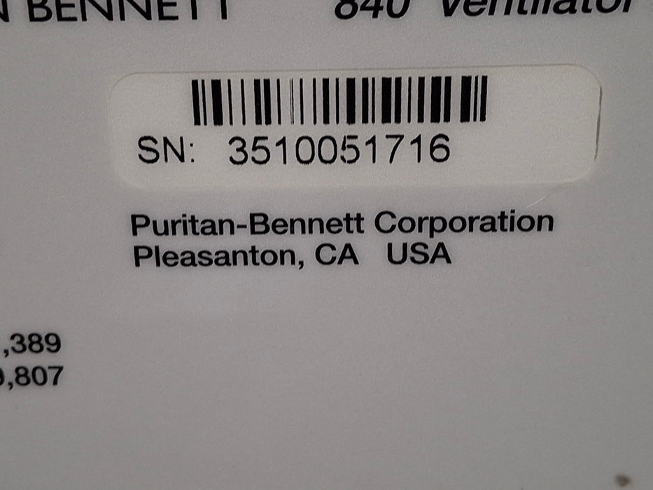 Puritan Bennett Puritan Bennett 840 Ventilator Respiratory reLink Medical
