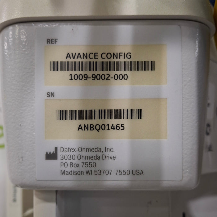 GE Healthcare GE Healthcare S/5 Avance Anesthesia System Anesthesia reLink Medical