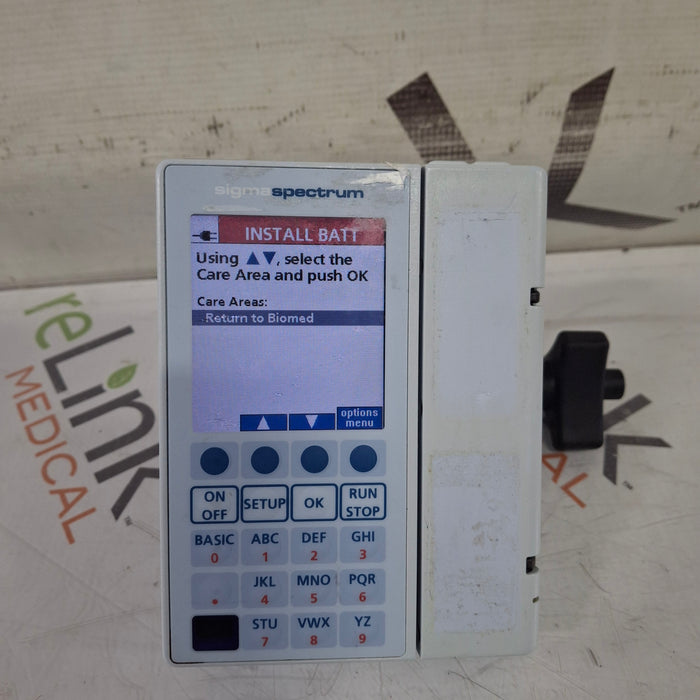 Baxter Sigma Spectrum 8.00.03 w/o Battery Infusion Pump