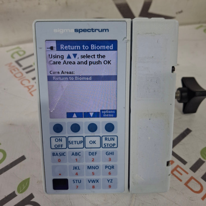 Baxter Sigma Spectrum 8.00.04 w/o Battery Infusion Pump