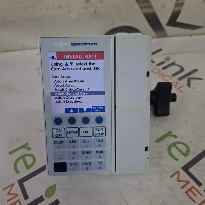 Baxter Sigma Spectrum 8.00.04 w/o Battery Infusion Pump