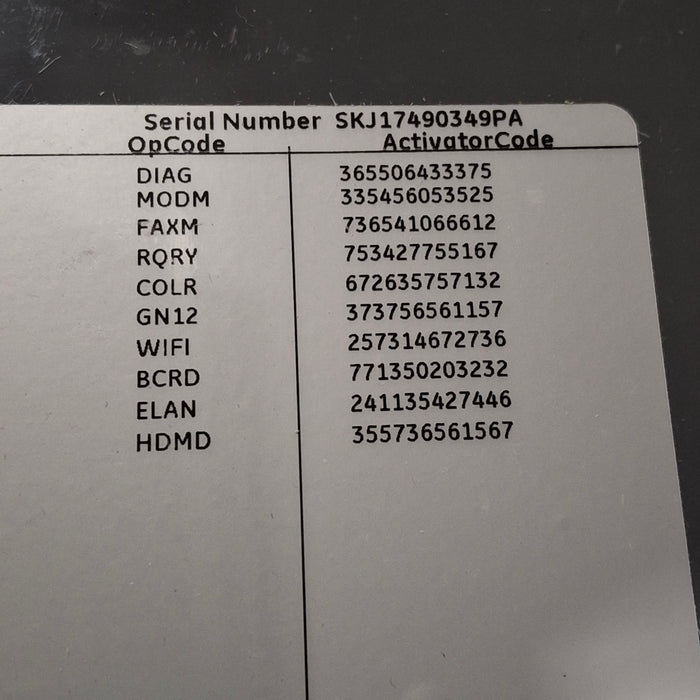 GE Healthcare GE Healthcare MAC 5500 ECG without CAM Module Cardiology reLink Medical
