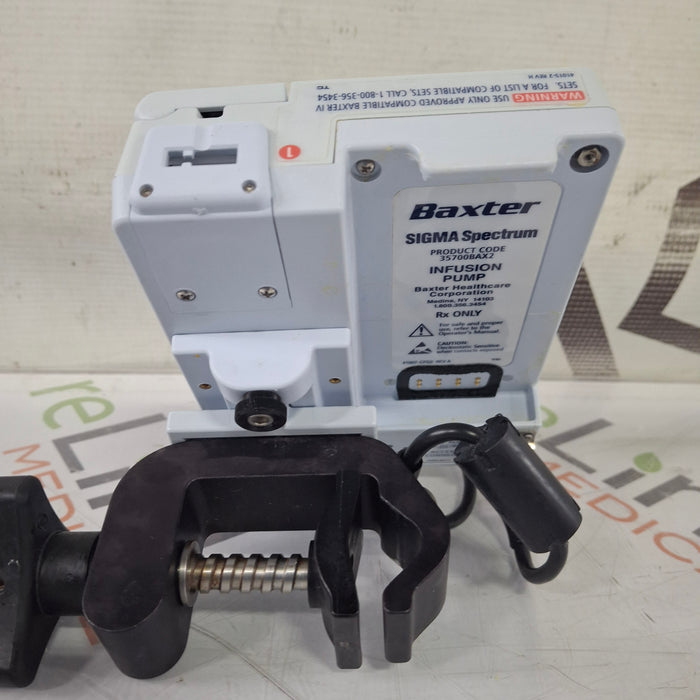 Baxter Baxter Sigma Spectrum 8.01.00 w/o Battery Infusion Pump Infusion Pump reLink Medical