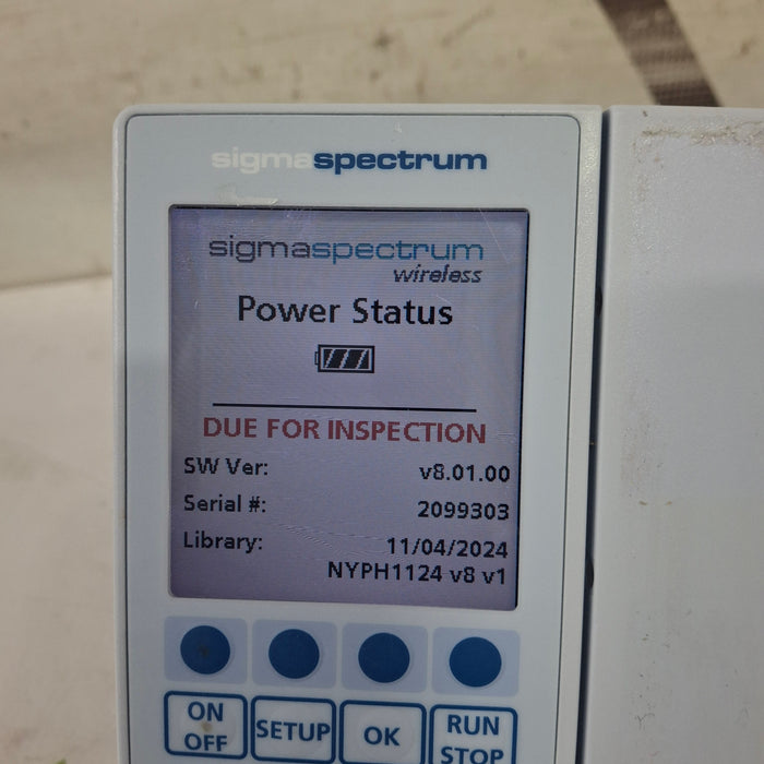 Baxter Baxter Sigma Spectrum 8.01.00 w/o Battery Infusion Pump Infusion Pump reLink Medical