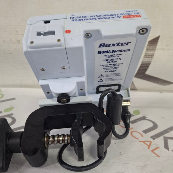 Baxter Baxter Sigma Spectrum 8.01.00 w/o Battery Infusion Pump Infusion Pump reLink Medical