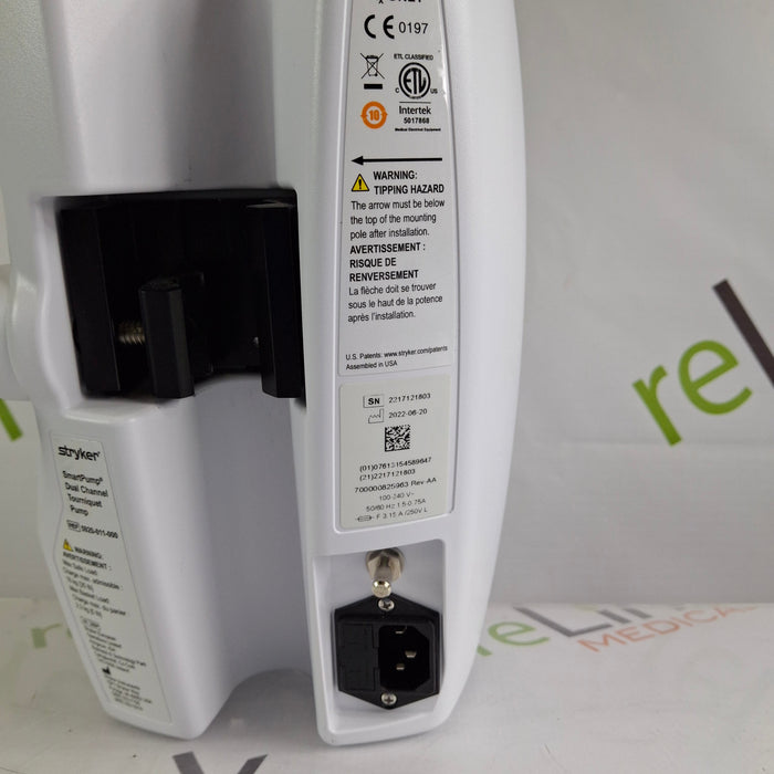 Stryker Stryker SmartPump Dual Channel Tourniquet Surgical Equipment reLink Medical