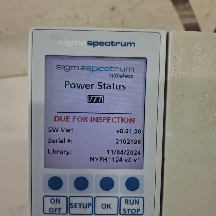 Baxter Baxter Sigma Spectrum 8.01.00 w/o Battery Infusion Pump Infusion Pump reLink Medical
