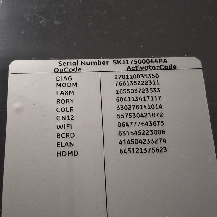 GE Healthcare GE Healthcare MAC 5500 HD ECG without CAM Module Cardiology reLink Medical