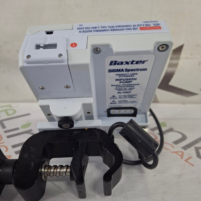Baxter Baxter Sigma Spectrum 8.01.00 w/o Battery Infusion Pump Infusion Pump reLink Medical