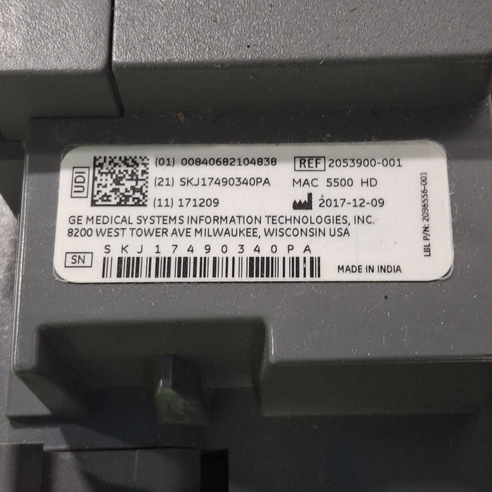 GE Healthcare GE Healthcare MAC 5500 HD ECG without CAM Module Cardiology reLink Medical