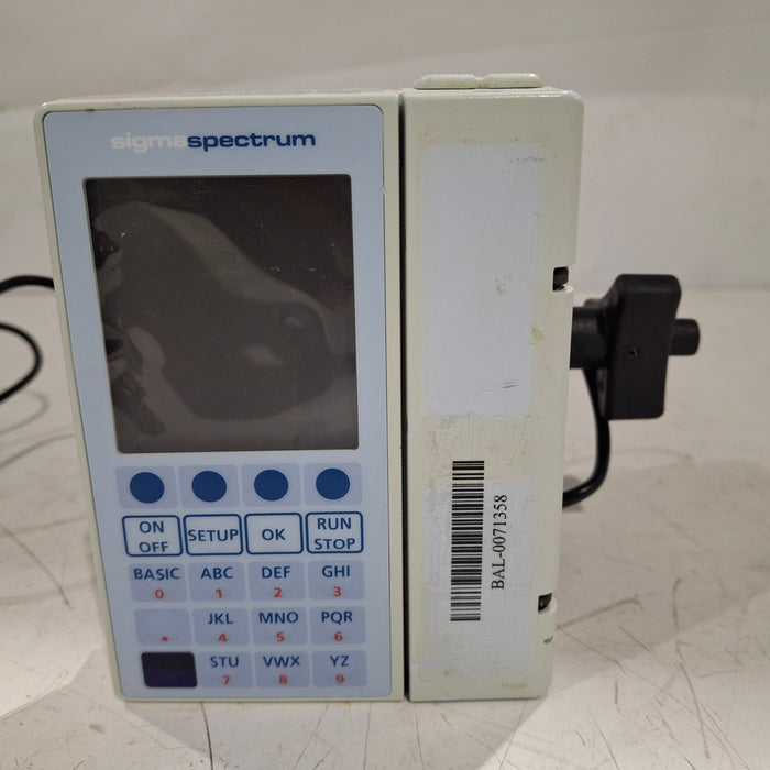 Baxter Sigma Spectrum w/Non Wireless or No Battery Infusion Pump