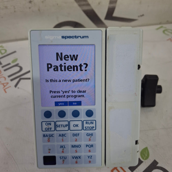 Baxter Baxter Sigma Spectrum 8.00.03 w/o Battery Infusion Pump Infusion Pump reLink Online