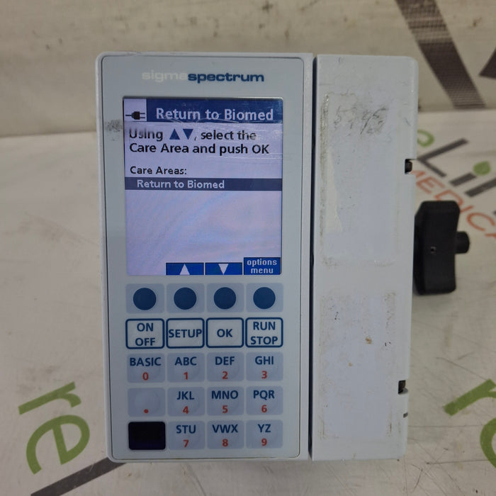Baxter Baxter Sigma Spectrum 8.01.00 w/o Battery Infusion Pump Infusion Pump reLink Medical