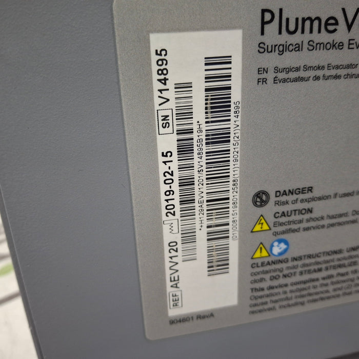 Zimmer PlumeVac AEVV120 Surgical Smoke Evacuator