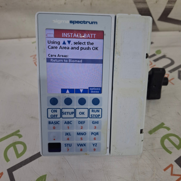 Baxter Baxter Sigma Spectrum 8.01.00 w/o Battery Infusion Pump Infusion Pump reLink Medical
