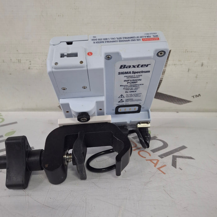 Baxter Sigma Spectrum 8.00.04 w/o Battery Infusion Pump