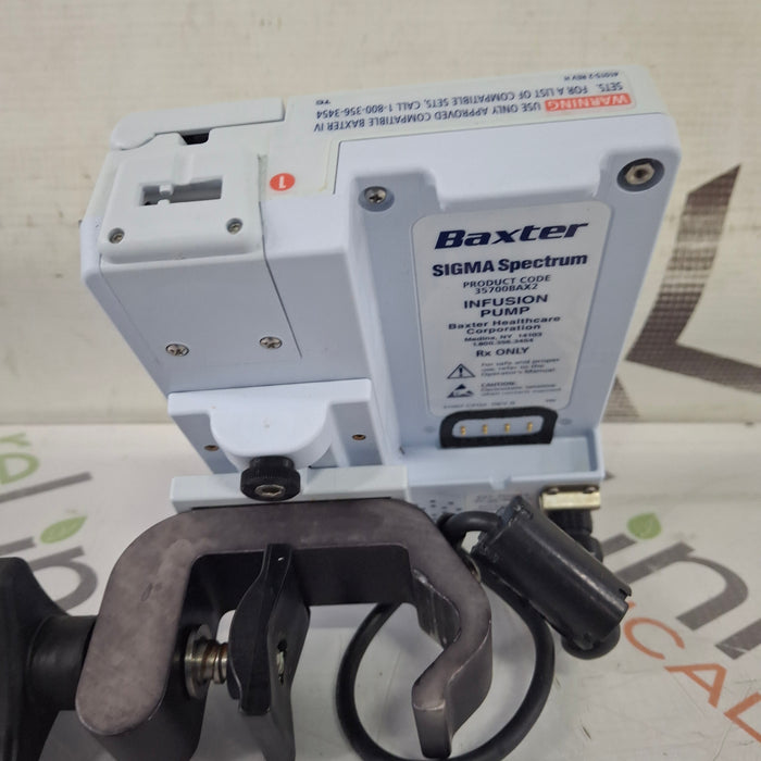 Baxter Baxter Sigma Spectrum 8.01.00 w/o Battery Infusion Pump Infusion Pump reLink Medical