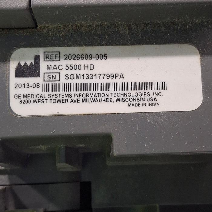 GE Healthcare GE Healthcare MAC 5500 HD ECG without CAM Module Cardiology reLink Medical