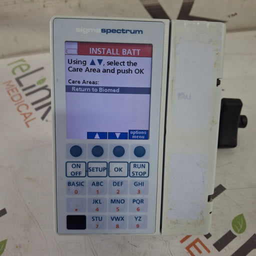 Baxter Baxter Sigma Spectrum 8.01.00 w/o Battery Infusion Pump Infusion Pump reLink Medical