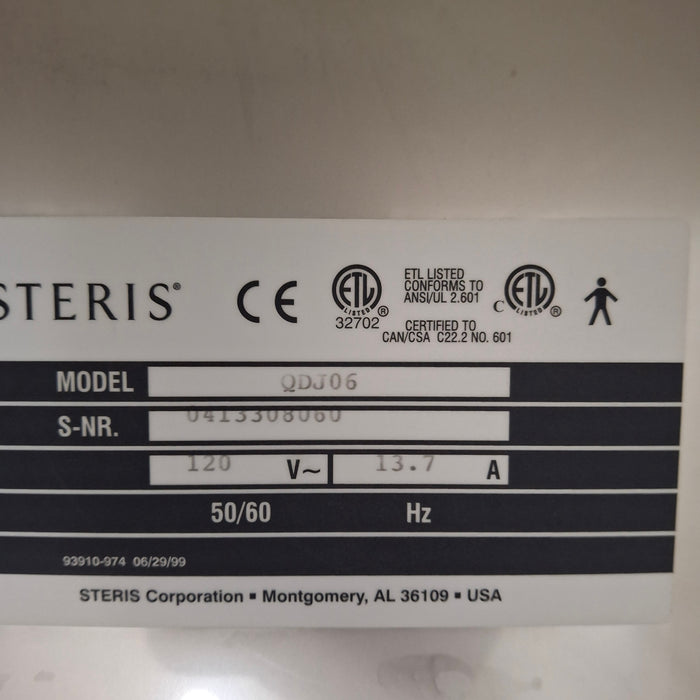 Steris Steris QDJ06 Dual Compartment Warming Cabinet Medical Furniture reLink Medical