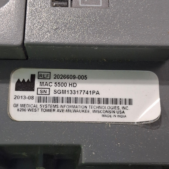 GE Healthcare GE Healthcare MAC 5500 HD ECG without CAM Module Cardiology reLink Medical