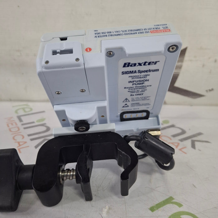 Baxter Baxter Sigma Spectrum 8.01.00 w/o Battery Infusion Pump Infusion Pump reLink Medical