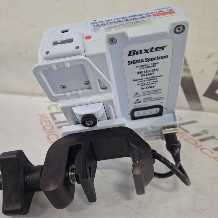 Baxter Baxter Sigma Spectrum 8.01.00 w/o Battery Infusion Pump Infusion Pump reLink Medical