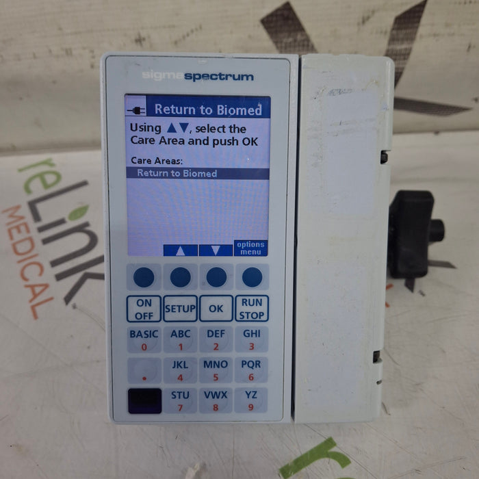 Baxter Baxter Sigma Spectrum 8.00.04 w/o Battery Infusion Pump Infusion Pump reLink Online