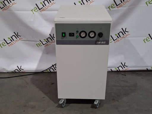 Jun-Air Jun-Air OF302-25M Oil Less Rocking Piston Air Compressor Cabinet Unit Research Lab reLink Medical