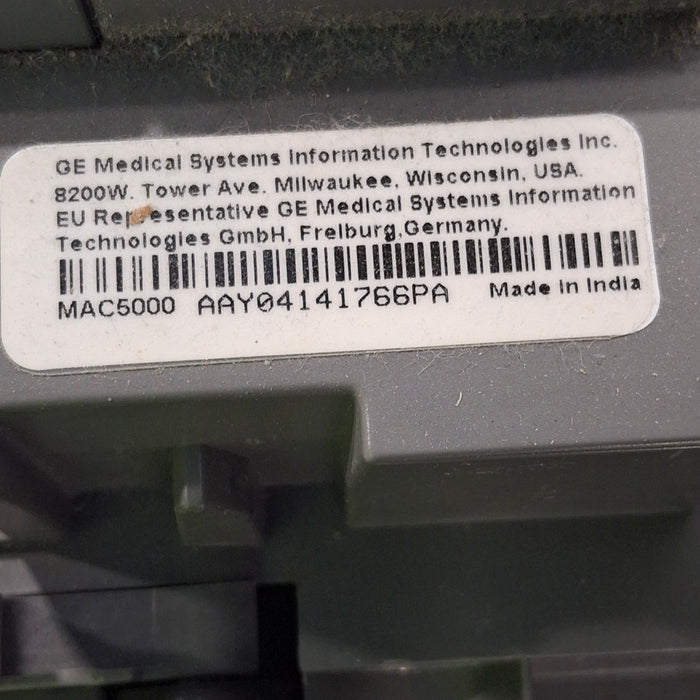 GE Healthcare GE Healthcare MAC 5000 ECG without CAM Module Cardiology reLink Medical
